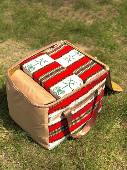 شنطه رحلات + فرشه 2.5*2.5