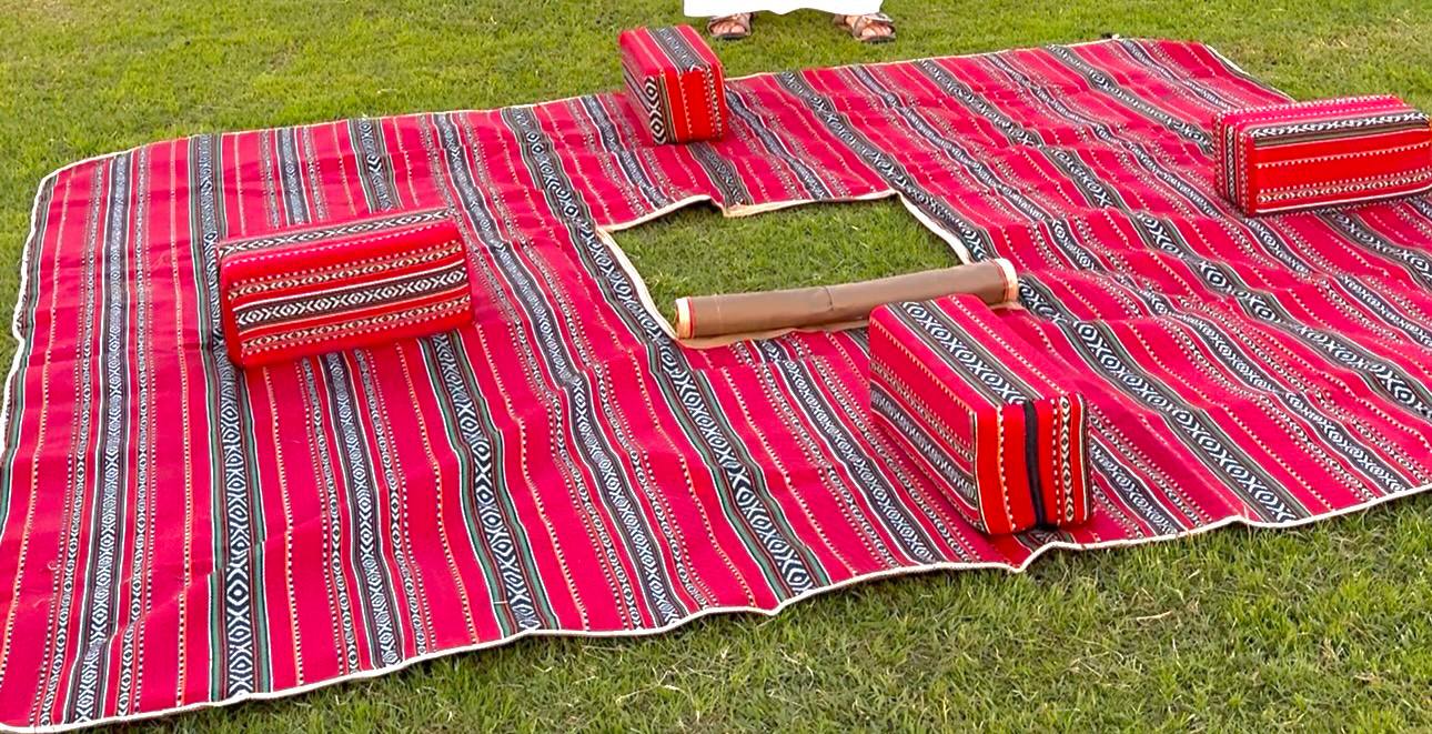 شنطه الرحلات +فرشه 2*3